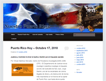 Tablet Screenshot of nuestropuertorico.com